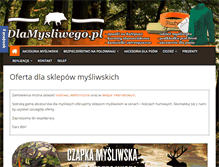 Tablet Screenshot of dlamysliwego.pl